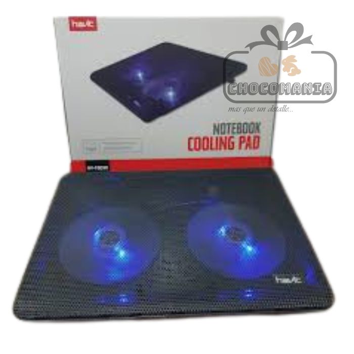 VENTILADOR COOLER HAVIT HV-F2035 DOBLE VENTILADOR - CHOCOMANIA