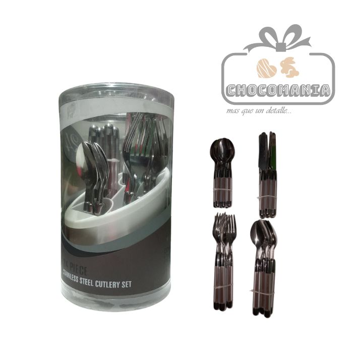 SET DE UTENCILLOS 24 PIEZAS
